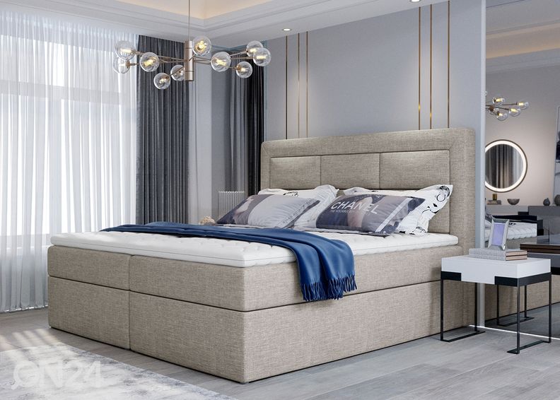 Jenkkisänky vuodevaatelaatikolla Vivian 140x200 cm kuvasuurennos