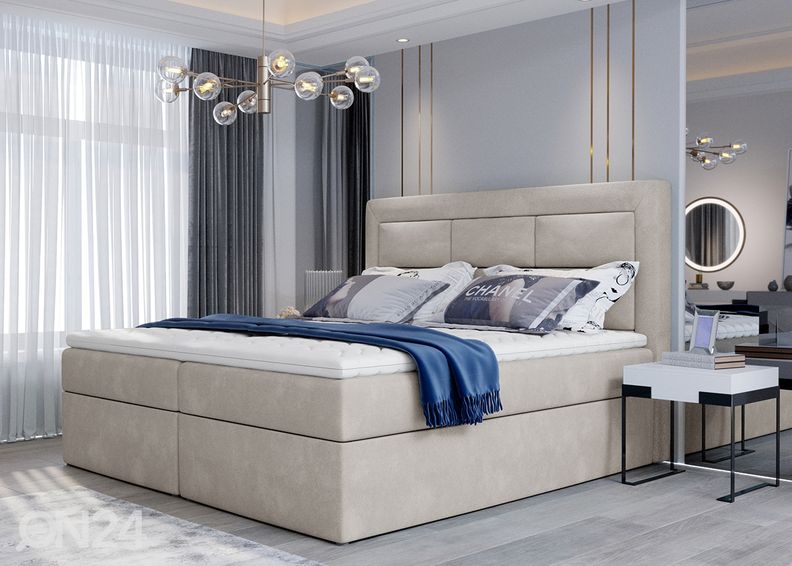 Jenkkisänky vuodevaatelaatikolla Vivian 140x200 cm kuvasuurennos