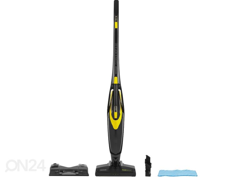 Johdoton varsipölynimuri mopilla Sencor SVC0741YLEUE3, keltainen kuvasuurennos