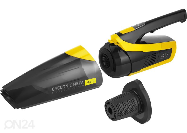 Johdoton varsipölynimuri mopilla Sencor SVC0741YLEUE3, keltainen kuvasuurennos