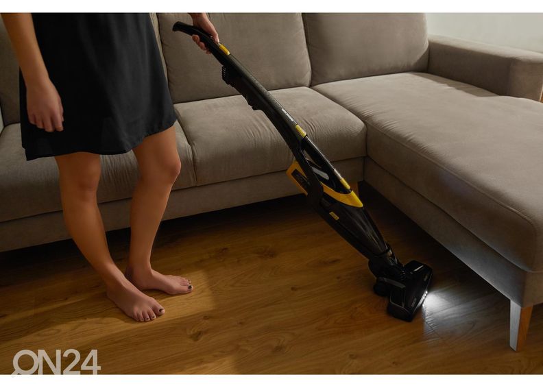 Johdoton varsipölynimuri mopilla Sencor SVC0741YLEUE3, keltainen kuvasuurennos