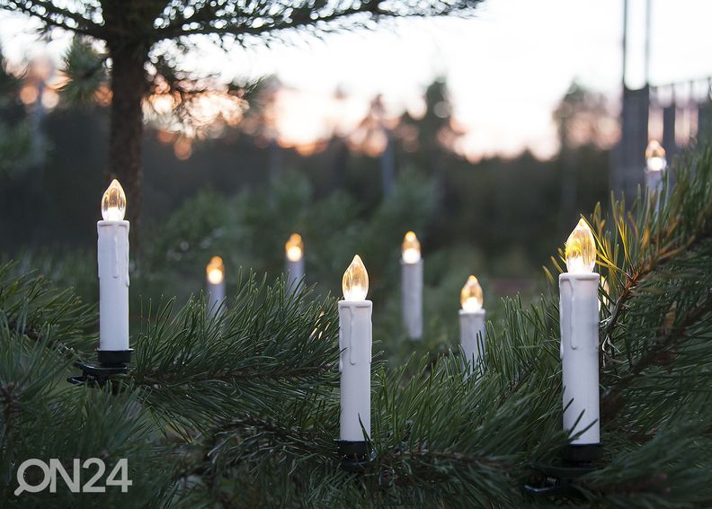 Johdottomat LED-kuusenkynttilät kuvasuurennos