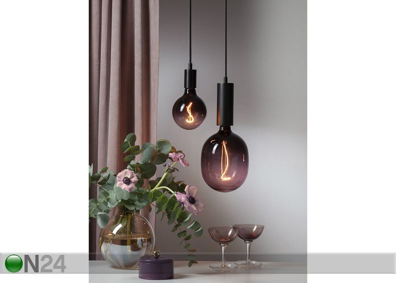 Johto Cord E27, musta kuvasuurennos