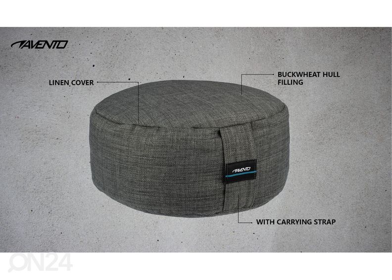 Jooga-/meditaatiotyyny Avento 30x30 cm kuvasuurennos