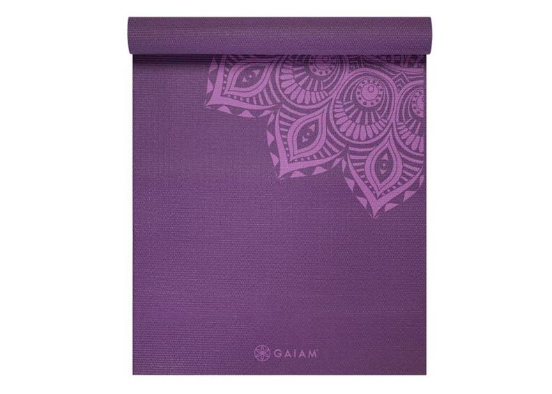 Joogamatto Mandala 6mm GAIAM liila kuvasuurennos