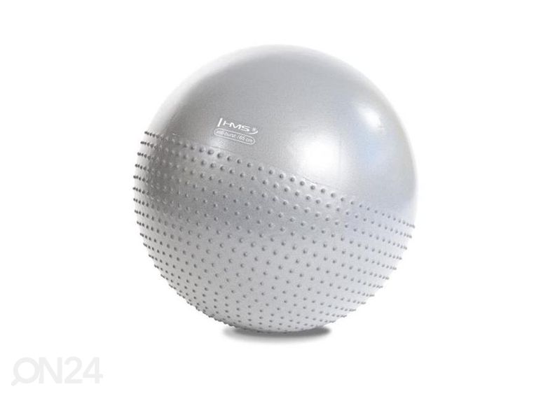 Jumppapallo/ hierontapallo HMS YB03 65cm vaaleanharmaa kuvasuurennos