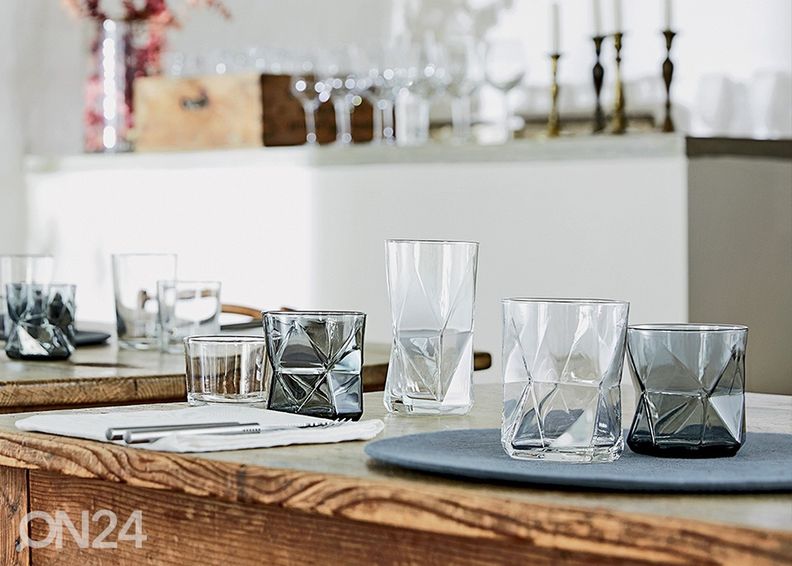 Juomalasi Bormioli Rocco Cassiopea Onyx 32 cl, 4 kpl kuvasuurennos