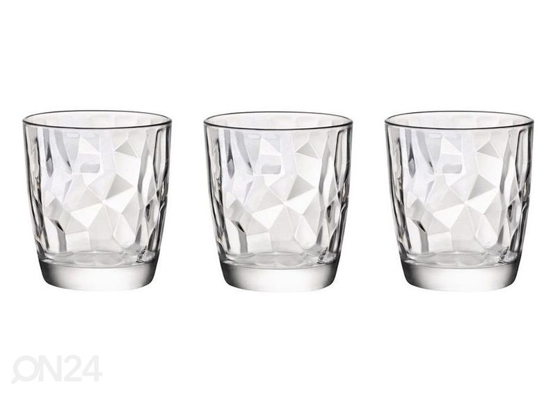 Juomalasi Diamond 30 cl, 3 kpl kuvasuurennos