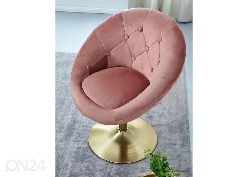 Kääntyvä nojatuoli Lounge, roosa kuvasuurennos