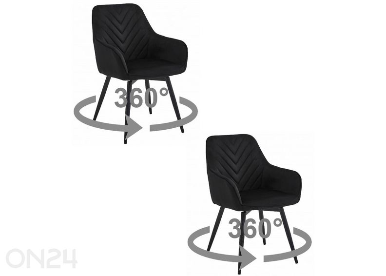 Kääntyvät tuolit 2 kpl kuvasuurennos