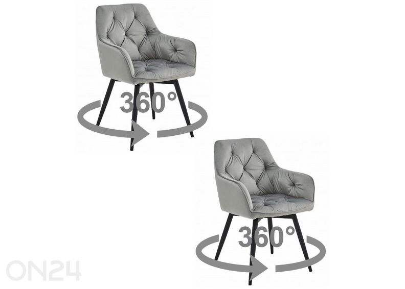 Kääntyvät tuolit 2 kpl kuvasuurennos