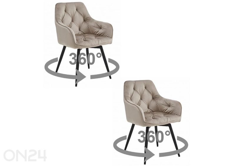 Kääntyvät tuolit 2 kpl kuvasuurennos