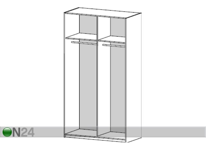 Kaapin runko FIRENZE 120 cm kuvasuurennos