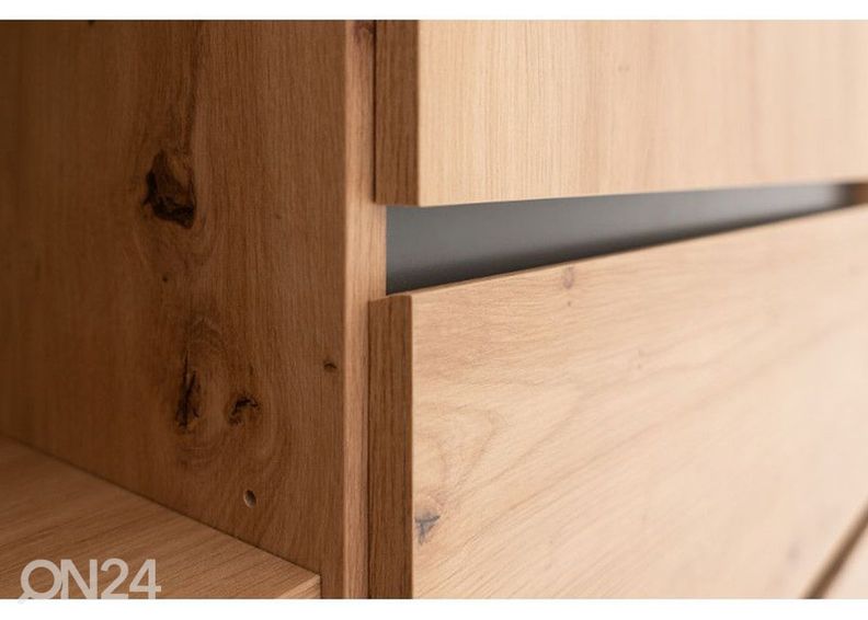 Kaappi Denver antrasiitti/ artison tammi kuvasuurennos