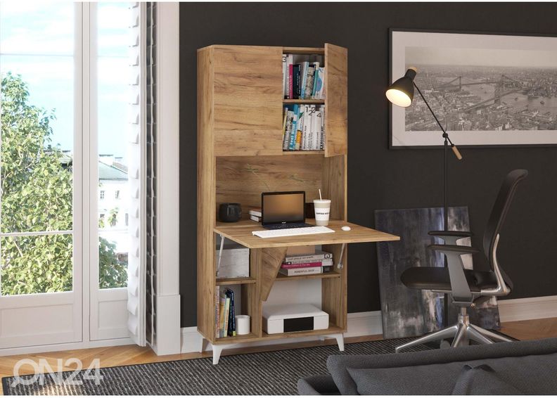 Kaappi-hyllystö/ sihteerinkaappi Lissy 80 cm kuvasuurennos