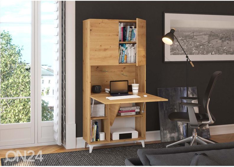 Kaappi-hyllystö/ sihteerinkaappi Lissy 80 cm kuvasuurennos