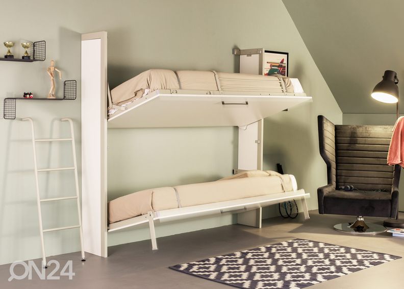 Kaappi-Kerrossänky Basic HH 90x200 cm kuvasuurennos