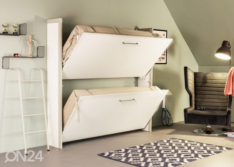 Kaappi-Kerrossänky Basic HH 90x200 cm kuvasuurennos