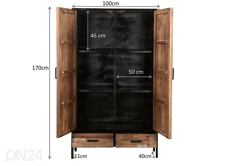 Kaappi Sturdy 100 cm kuvasuurennos