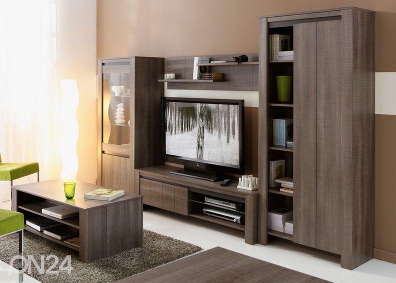 Kaappihyllystö LANA, tumma tammi kuvasuurennos