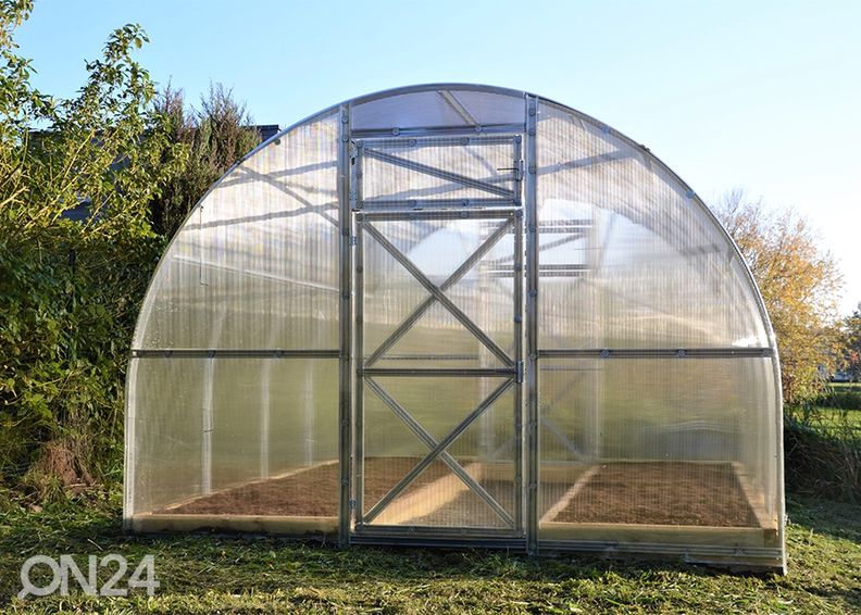 Kaarikasvihuone Kerttu EKO, 4 mm 3x4 m kuvasuurennos