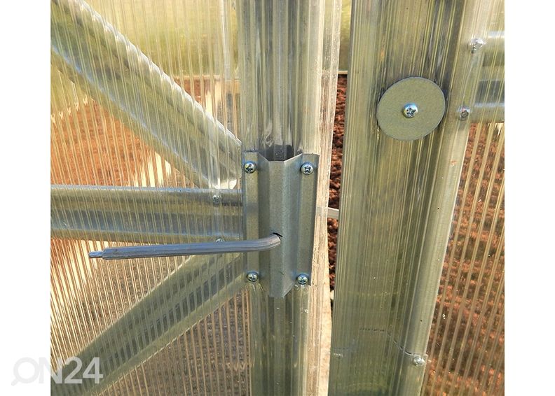 Kaarikasvihuone Kerttu EKO, 4 mm 3x4 m kuvasuurennos