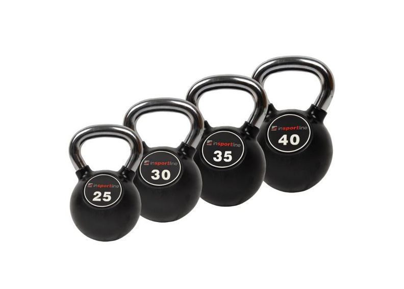 Kahvakuula 30 kg inSPORTline kumitettu kuvasuurennos