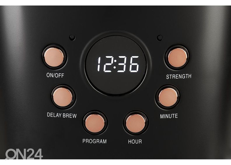Kahvinkeitin Haden Black&Copper 1,8 L, musta kuvasuurennos