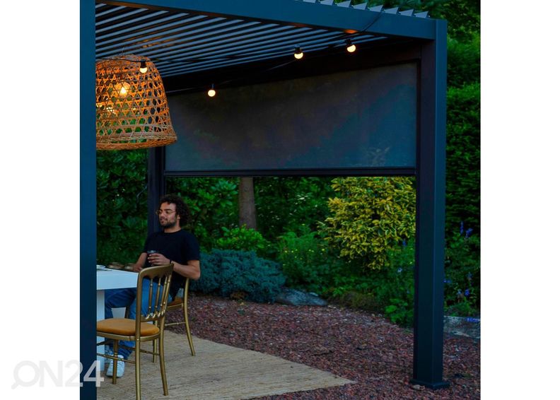 Kaihdinseinä puutarhakatokseen Mirador 3 m kuvasuurennos