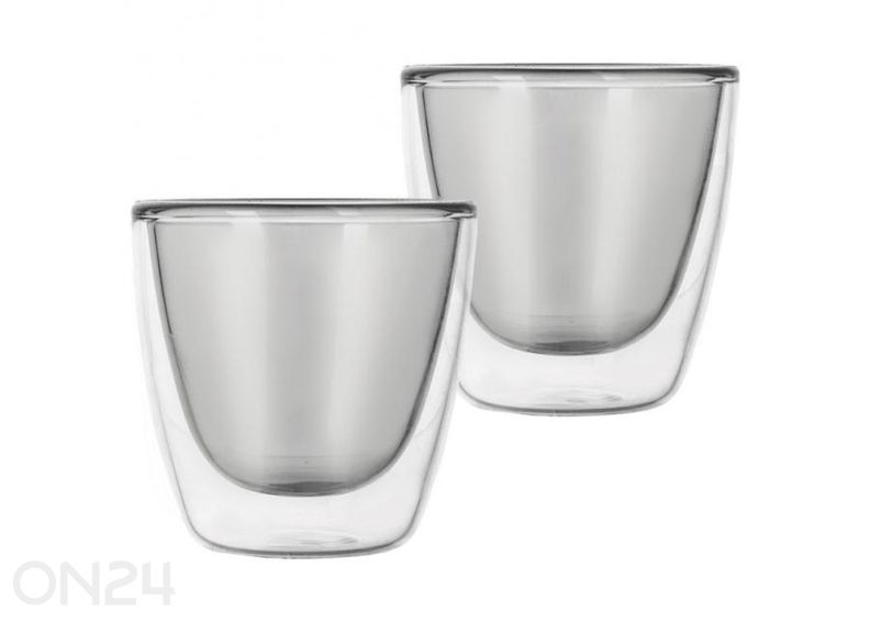 Kaksiseinäiset lasit, 2 kpl 90 ml kuvasuurennos