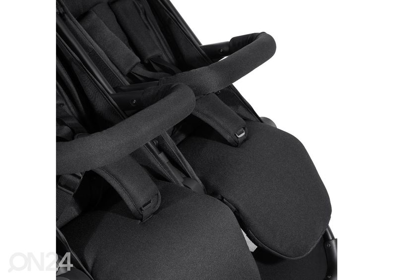Kaksosrattaat Hauck Comfort Swift X Duo musta kuvasuurennos
