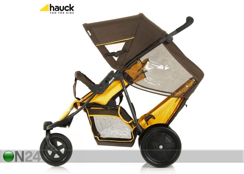 Kaksosrattaat HAUCK FREERIDER, ruskea kuvasuurennos