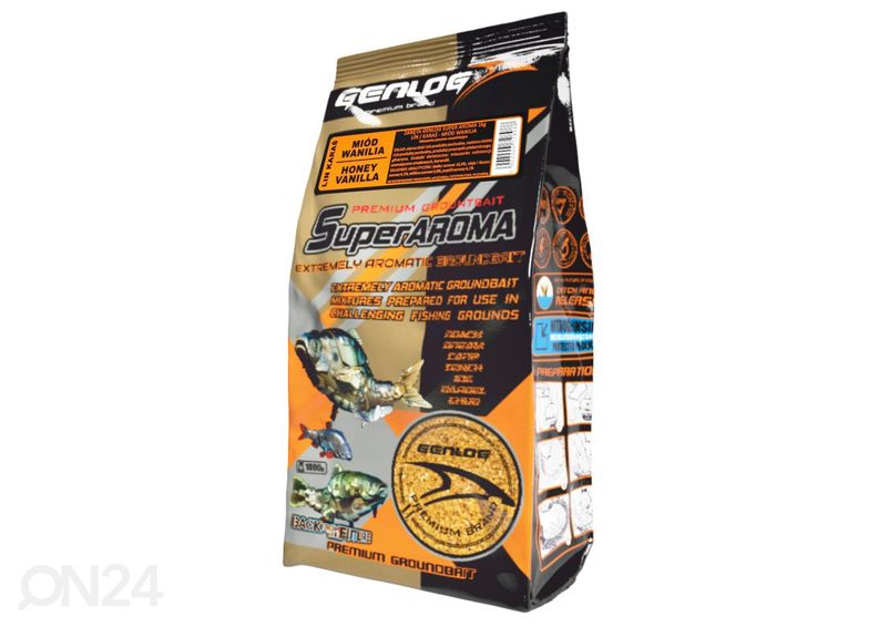 Kalanrehu Genlog super aroma 1 kg hammasahven-suutari, hunaja, vanilja kuvasuurennos