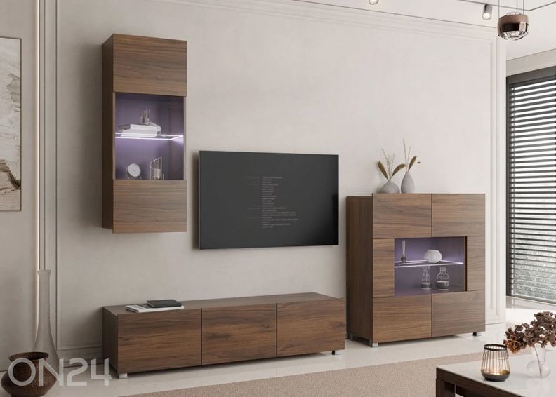 Kalustekokonaisuus Calabrini VII + LED kuvasuurennos