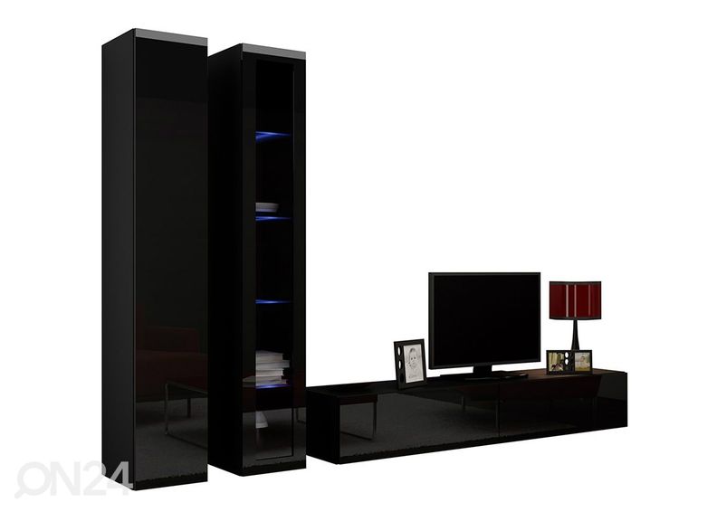 Kalusteryhmä + valaistus kuvasuurennos