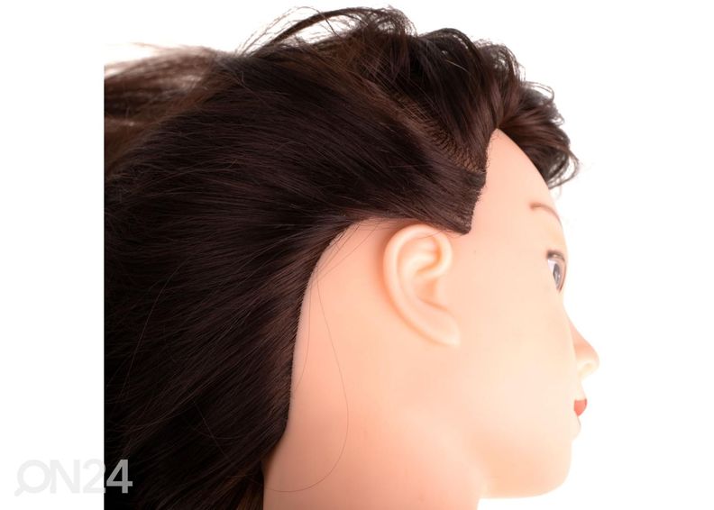 Kampauspää luonnollisilla hiuksilla kuvasuurennos