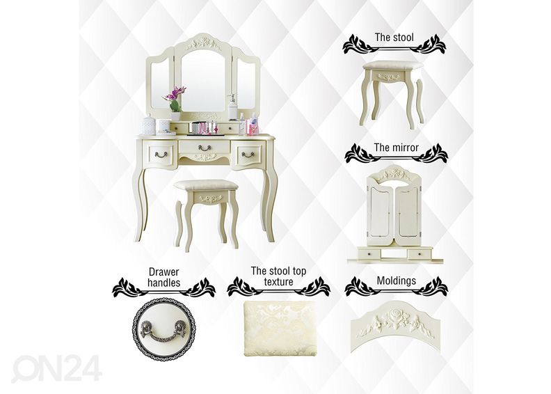 Kampauspöytä kuvasuurennos