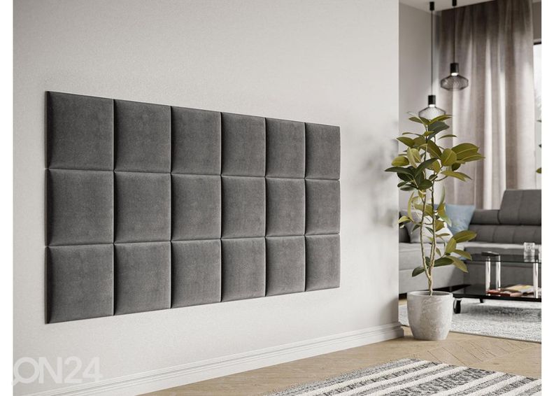 Kangasverhoiltu seinäpaneeli 30x30 cm kuvasuurennos