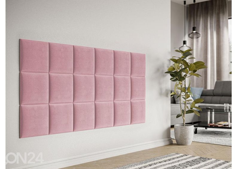 Kangasverhoiltu seinäpaneeli 30x30 cm kuvasuurennos