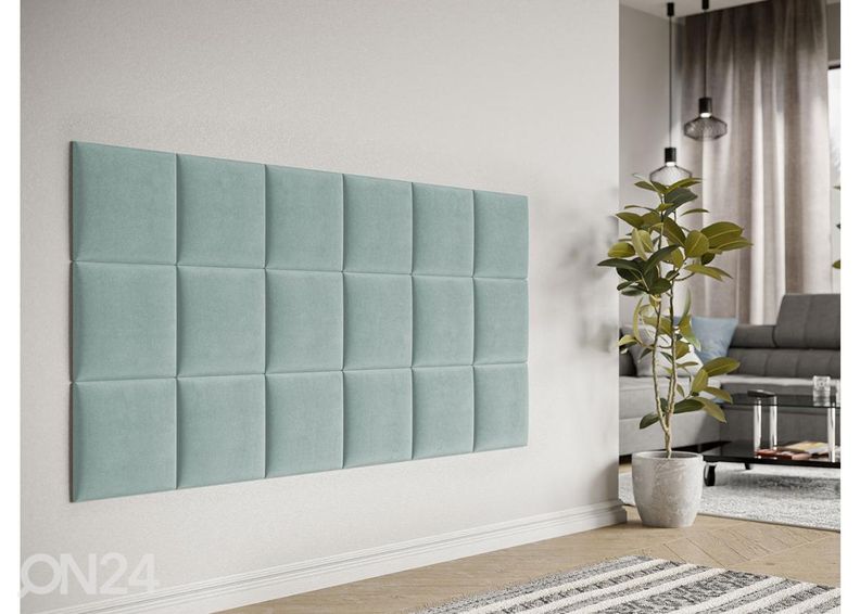 Kangasverhoiltu seinäpaneeli 30x30 cm kuvasuurennos