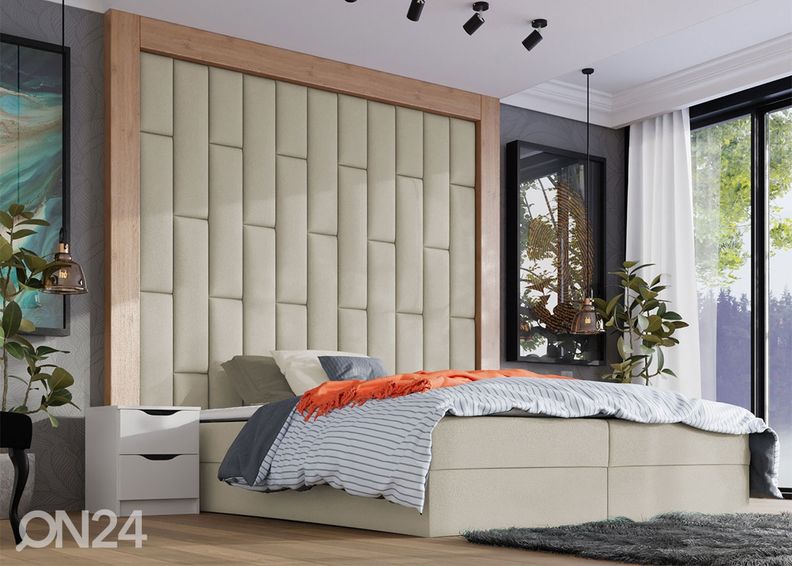 Kangasverhoiltu seinäpaneeli 40x20 cm kuvasuurennos