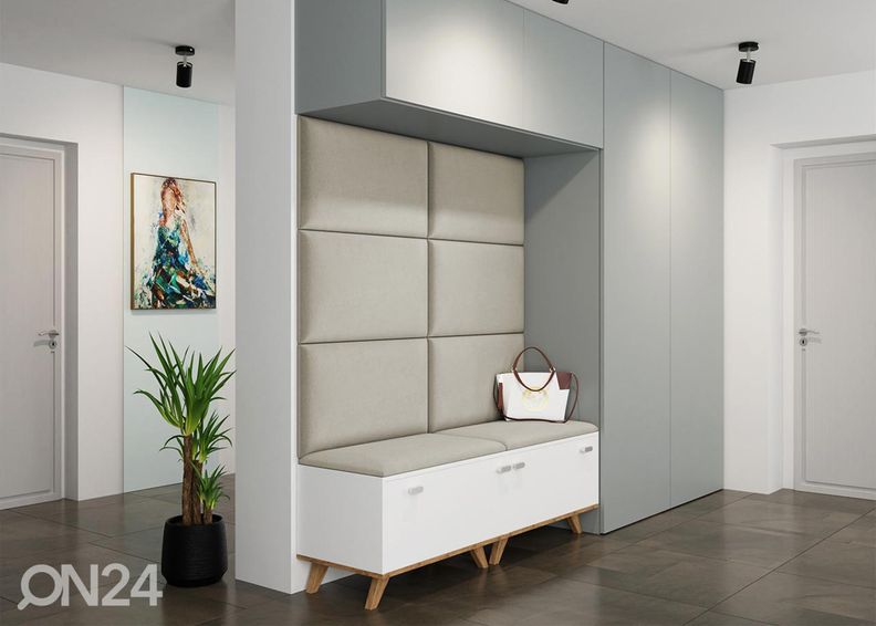 Kangasverhoiltu seinäpaneeli 70x40 cm kuvasuurennos