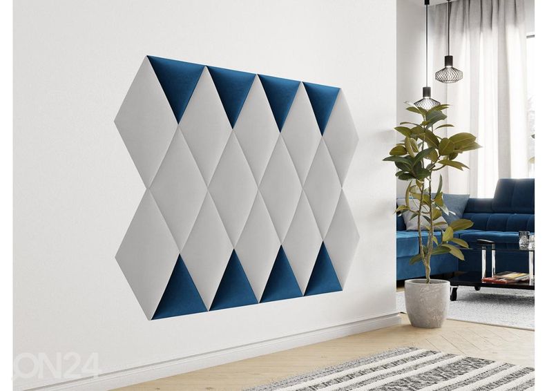 Kangasverhoiltu seinäpaneeli Kulma III 29x33 cm kuvasuurennos