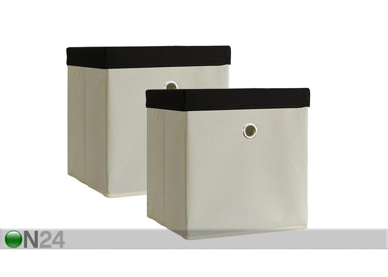 Kannelliset säilytyslaatikot BOXAS, 2 kpl kuvasuurennos