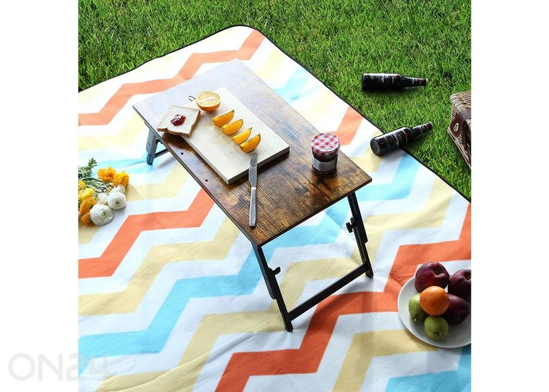 Kannettavan tietokoneen teline, ruskea/musta kuvasuurennos