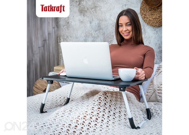 Kannettavan tietokoneen teline / tarjoilualusta Tatkraft Olafi kuvasuurennos