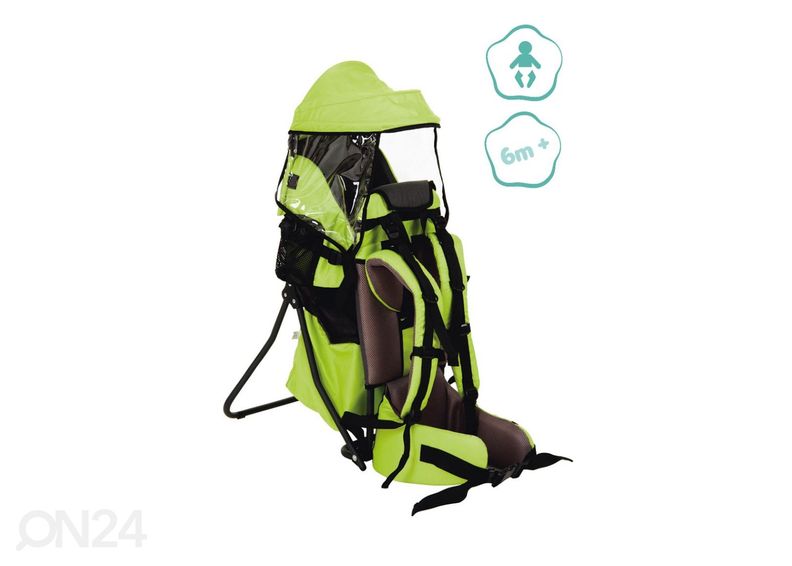 Kantolaukku selkään Explorer Fillikid vihreä kuvasuurennos