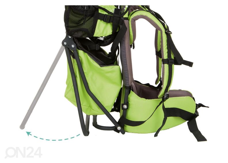 Kantolaukku selkään Explorer Fillikid vihreä kuvasuurennos