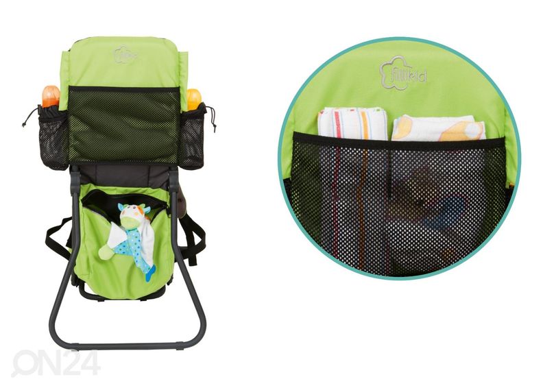 Kantolaukku selkään Explorer Fillikid vihreä kuvasuurennos