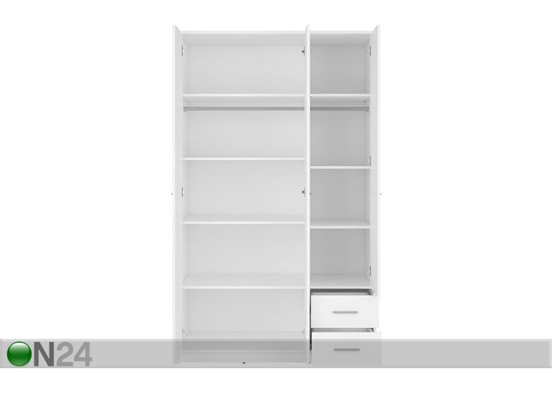 Kapeat irtohyllyt vaatekaappiin 118,5 cm kuvasuurennos